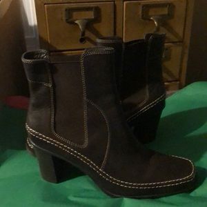 Aerosoles size 9m all leather brown boots